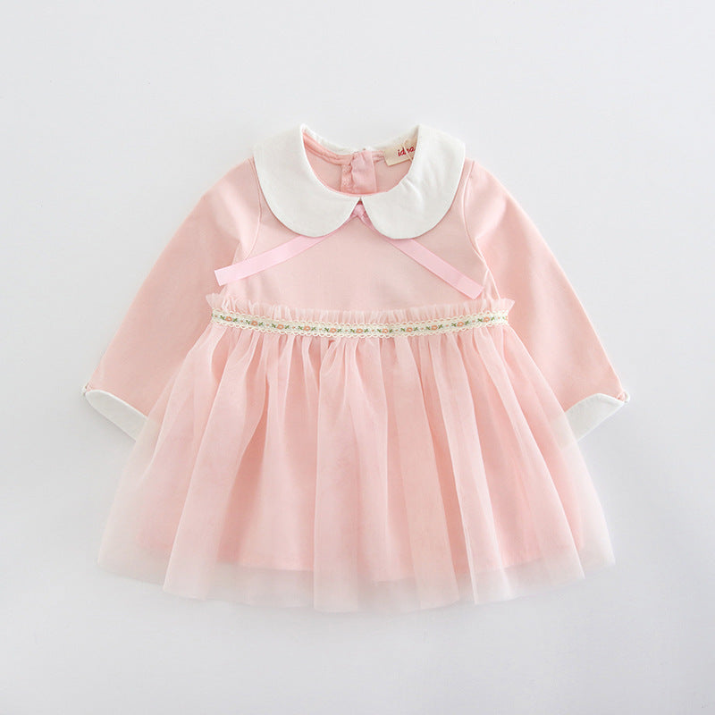 Unleash Your Child's Inner Princess with the Stunning Net Yarn Dress!